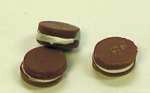Three creme cookies
