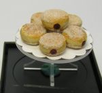 Jelly Donuts on a Platter